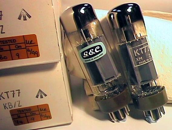 真空管　KT77 GEC 4本 Yahoo!オークション - KT88 GEC 真空管 4 本
